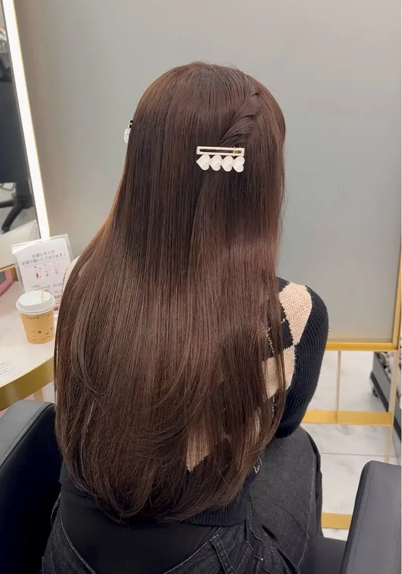 透明感ˊ˗ブリーチなしwカラー♩˖ ࣪⊹の写真