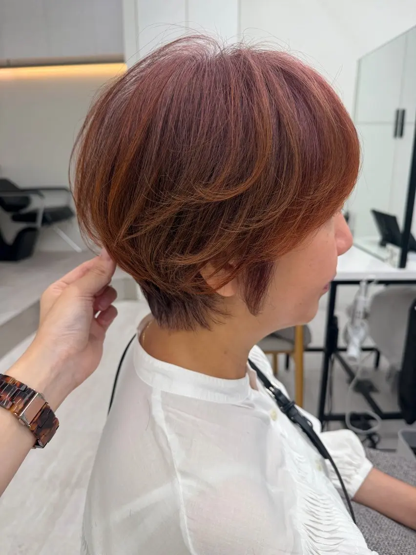 ショート カット レイヤーカット🫧 etsuのヘアスタイル