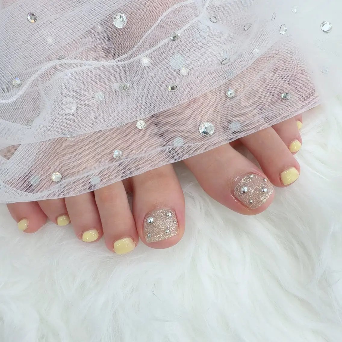 ネイル フットネイル 京橋Lance nail🫧RIKOのネイルデザイン