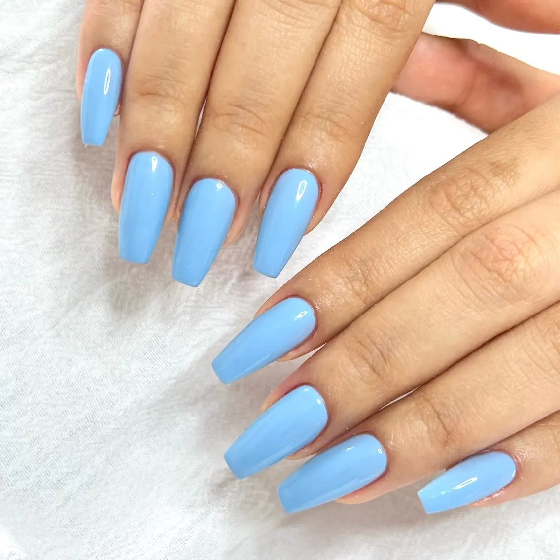 ネイル 長さ出し ワンカラーネイル ネイルチップ Lumiereva nail salonのネイルデザイン