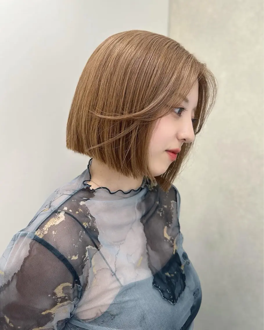ミディアム カラー 韓国ヘアメンズ・レデ ィース特化ミクのヘアスタイル