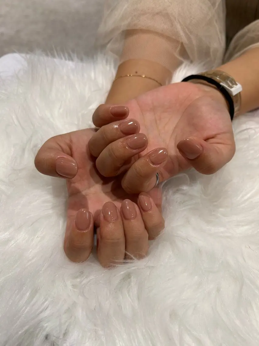 ネイル 成人式 長さ出し 韓国ネイル ショートネイル ハンドネイル ♡ハイトーン★ ネイル/しの♡のヘアスタイル