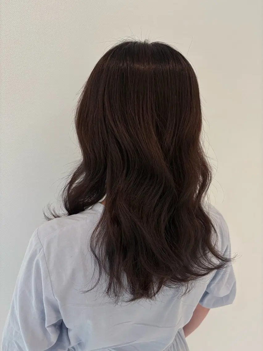 セミロング カラー moi Blanc/ Aoyagiのヘアスタイル