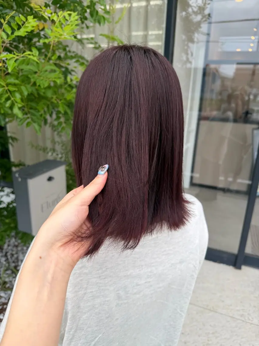 ミディアム カラー りん/ハイトーン💖 🌈髪質改善✨️浜松のヘアスタイル