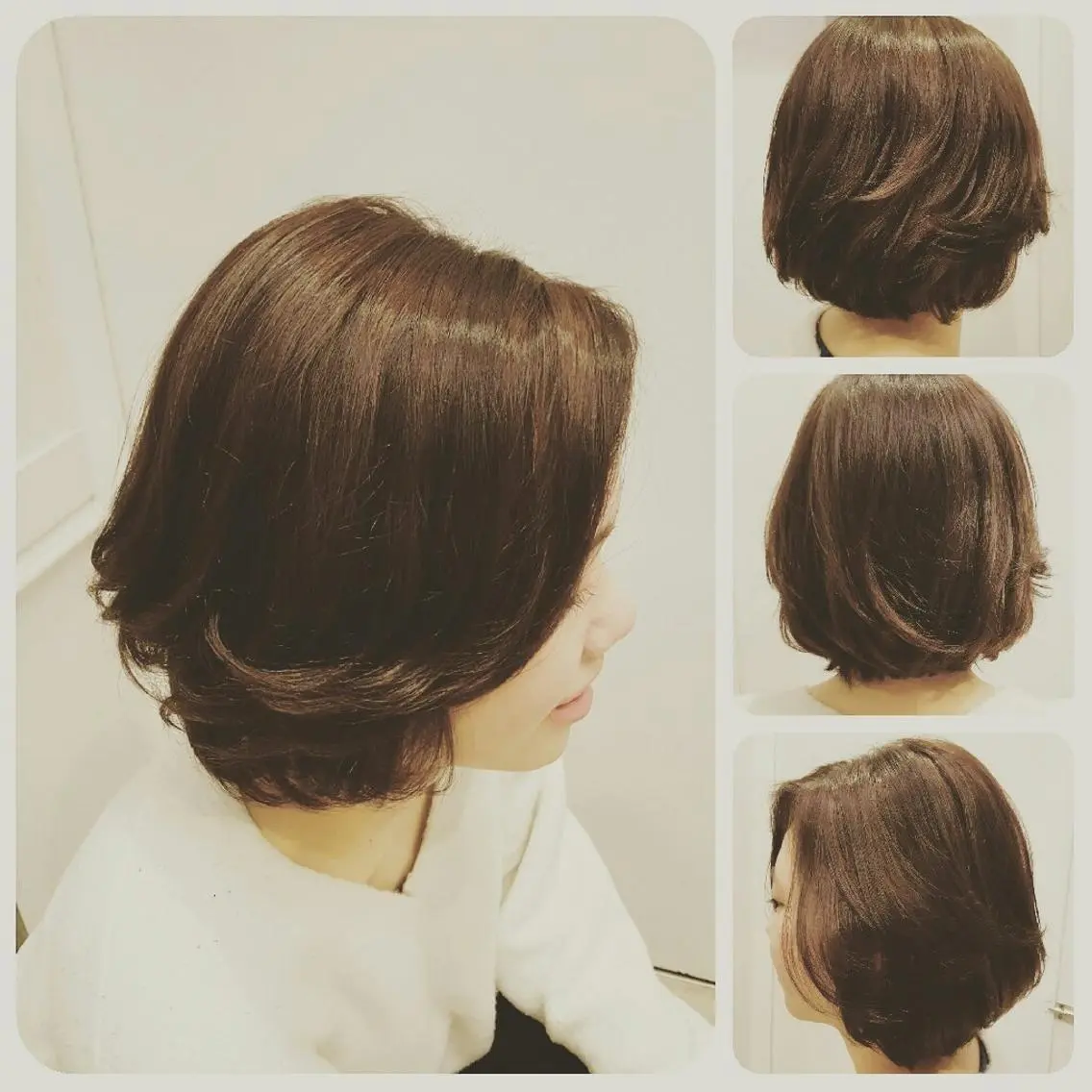 ミディアム カラー spa hair ark 富井直美のヘアスタイル