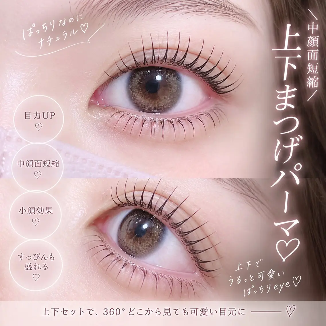 🧸上下まつげパーマ🧸の写真