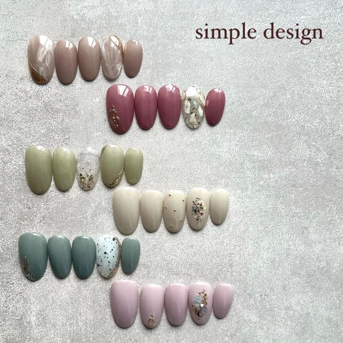 ネイル アートネイル ハンドネイル miho meléanailのネイルデザイン