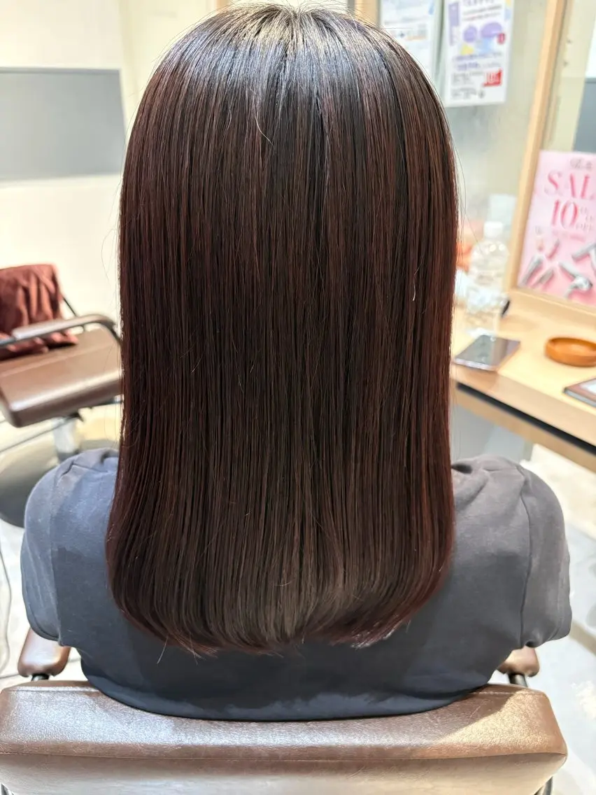 ミディアム カットモデル０円✂️ 🫧shiori🎀のヘアスタイル