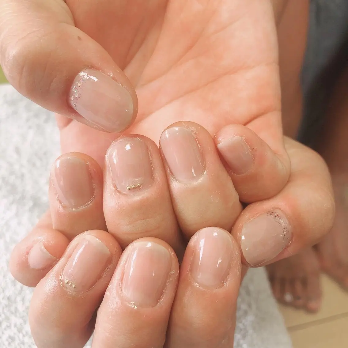 ネイル シンプルネイル 結城 怜菜のネイルデザイン