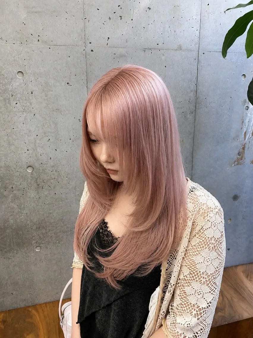 ロング カラー 🌈艶ハイトーン特化 🌈NOZOMUのヘアスタイル