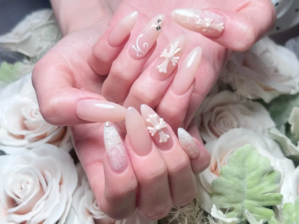 ネイル ロングネイル マグネットネイル 持ち込み ワンカラーネイル スカルプネイル ハンドネイル Painty nailのネイルデザイン