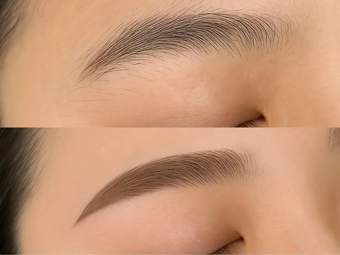 【アイブロウwax+眉染め】/TikTokでバズっている立川のeyelash salon👀💗の写真