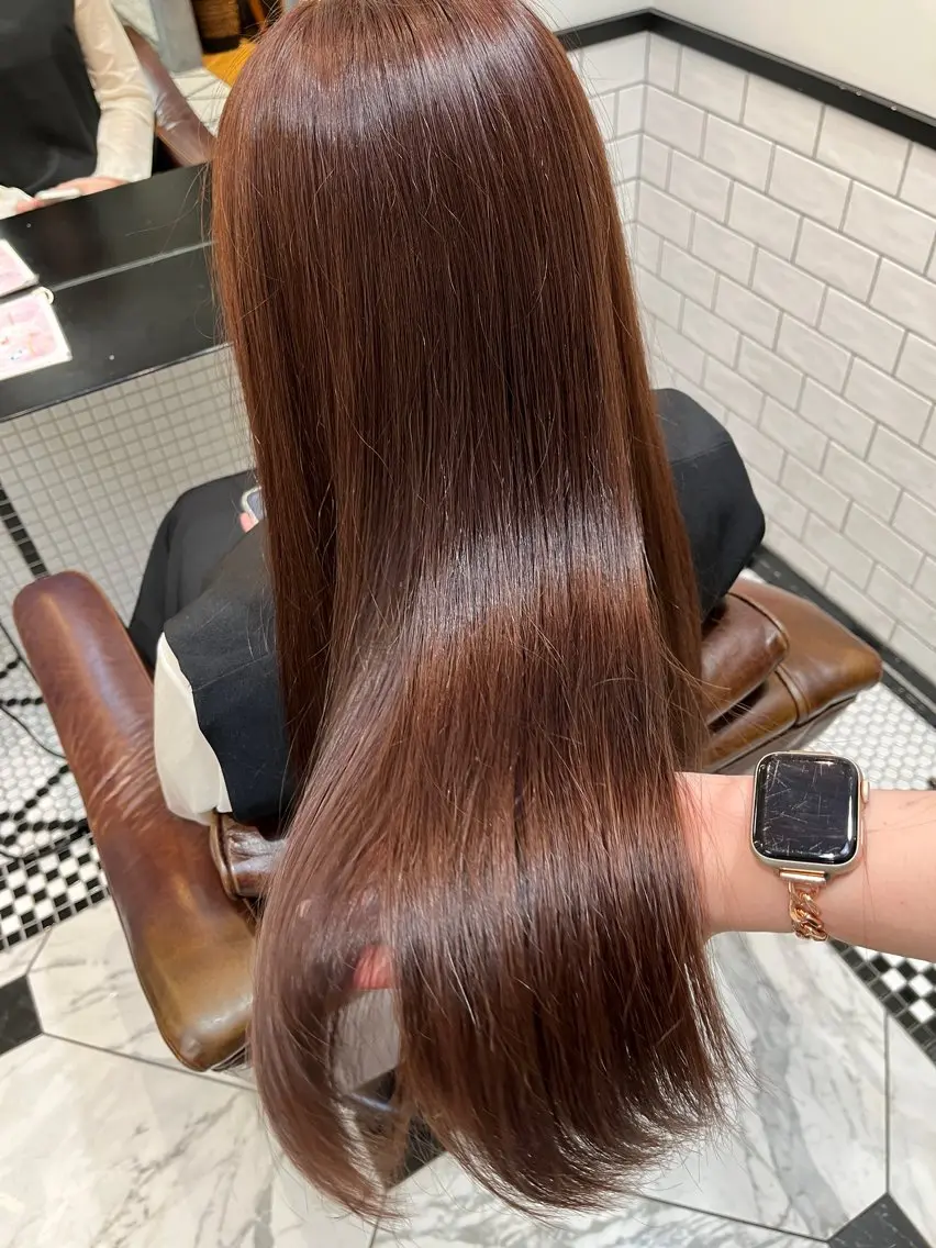 ロング カラー 石井美夏 minxのヘアスタイル