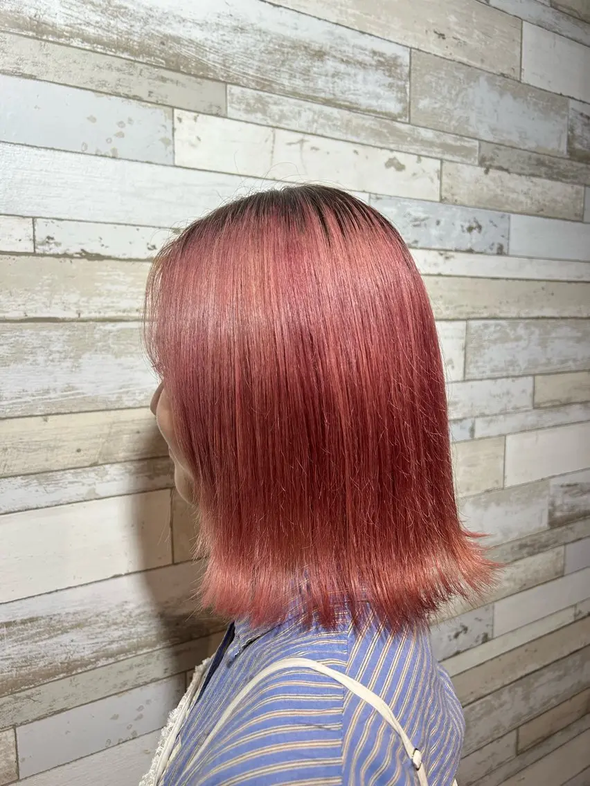 ミディアム ボブ カット ヘアカラー カットモデル募集中 ✂️✨️/つばさ✈️のヘアスタイル