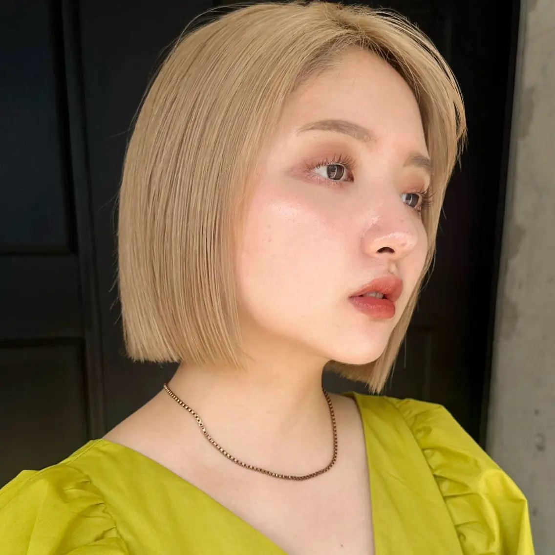 ショート カラー ブロンド ボブ ❤️アヤカ レイヤーカット❤️のヘアスタイル