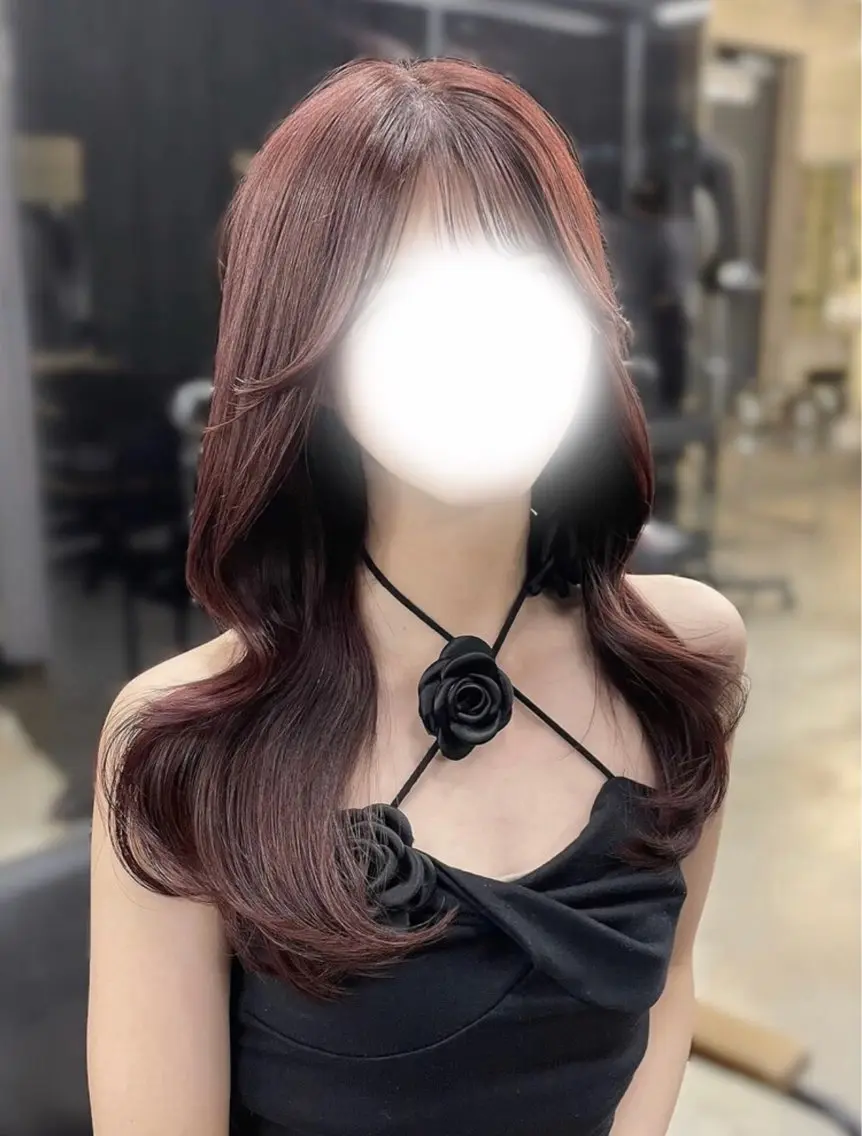 ロング 高橋 蛍瑠のヘアスタイル