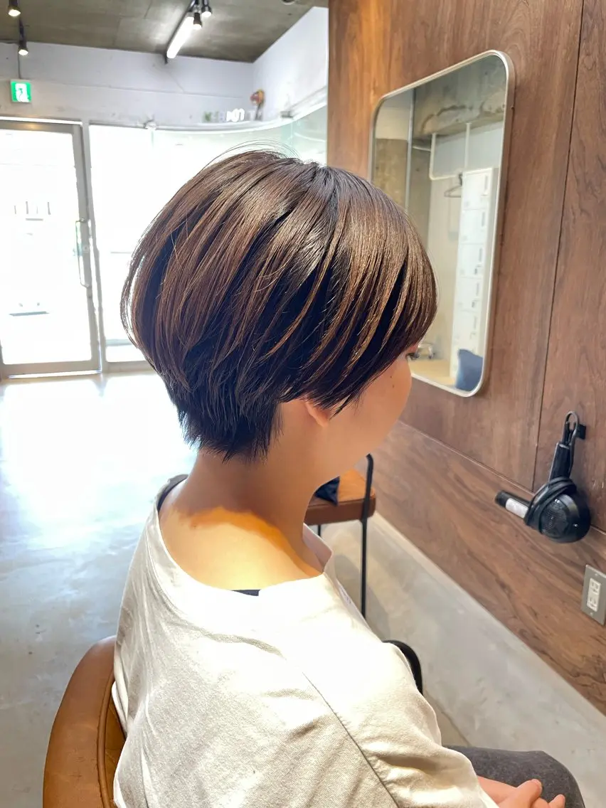 ショート カラー カット トリートメント 【ショートカット 美髪矯正】今井隆太のヘアスタイル