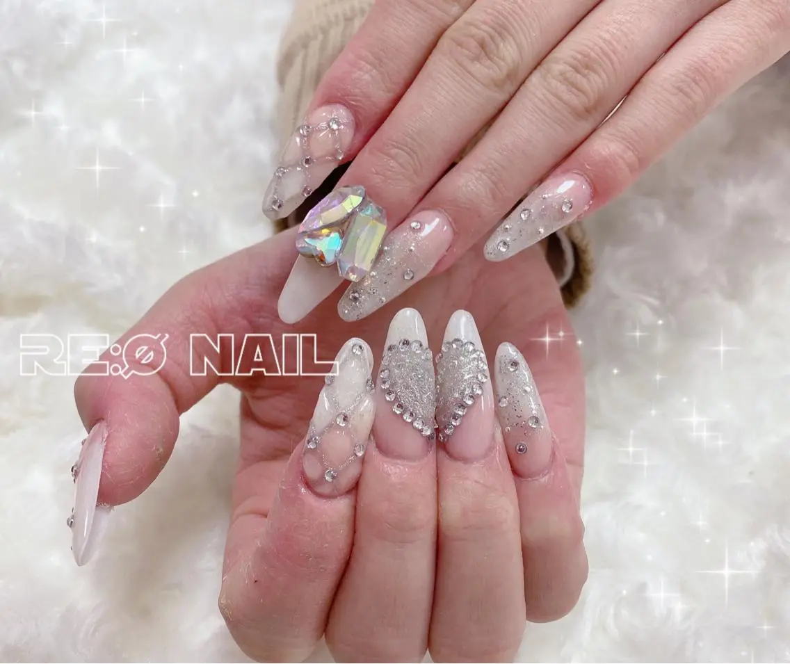 ネイル ハンドネイル Re:Ø nail 🩵TSUJIのネイルデザイン