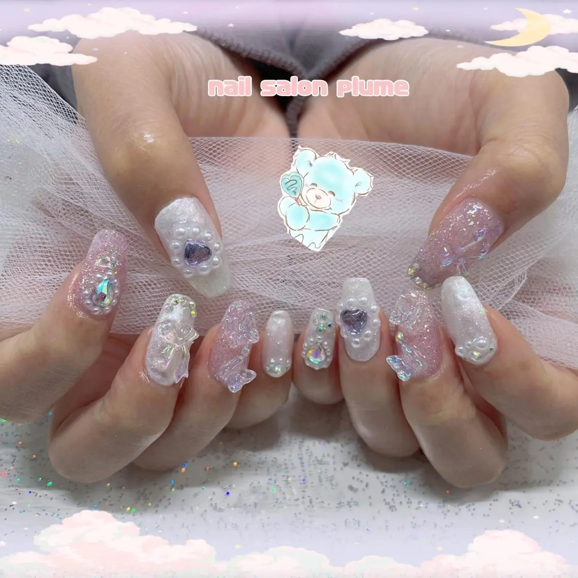 ネイル ハンドネイル plume nail ☆韓国ネイルのネイルデザイン