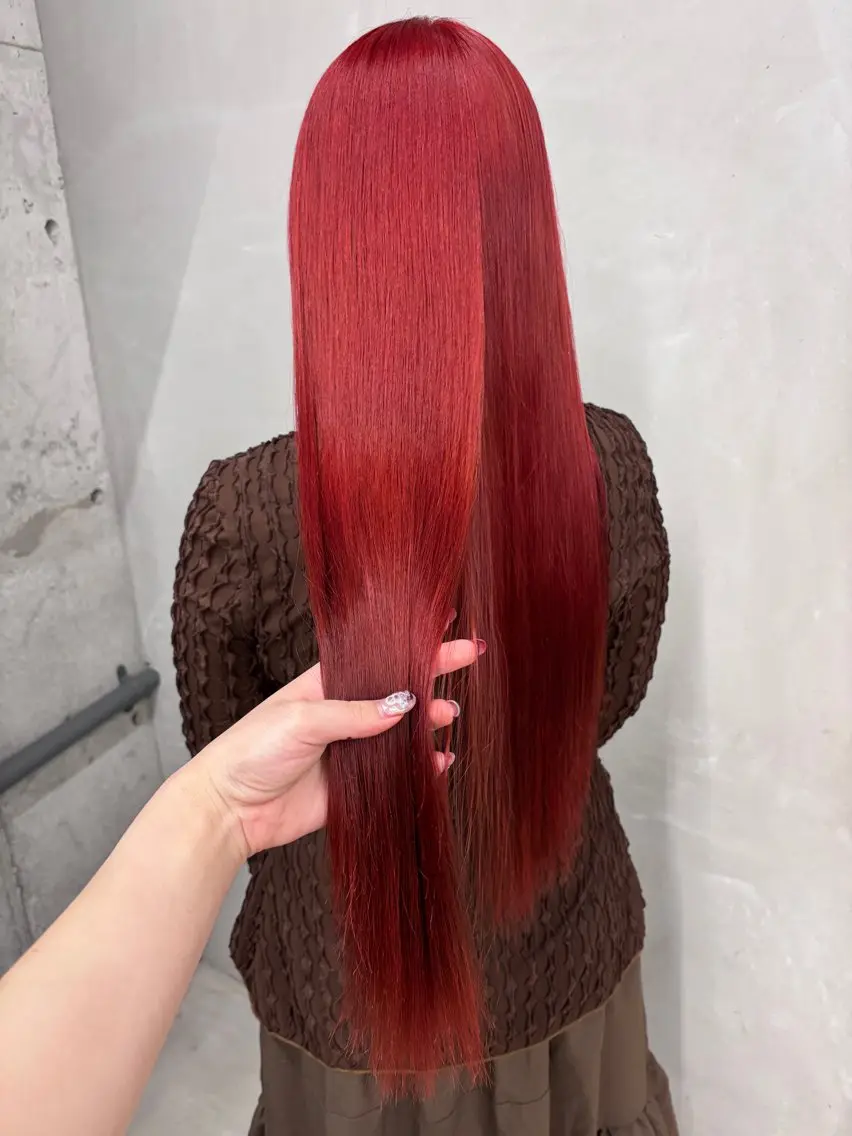ロング カラー ヘアカラー トリートメント yuuna/ ハッシュカット🎀のヘアスタイル