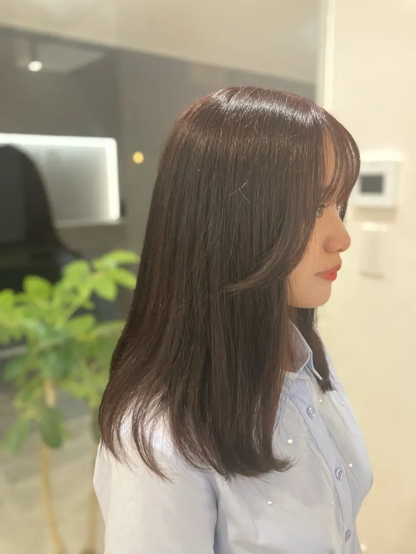 ミディアム 冨江 弘貴のヘアスタイル