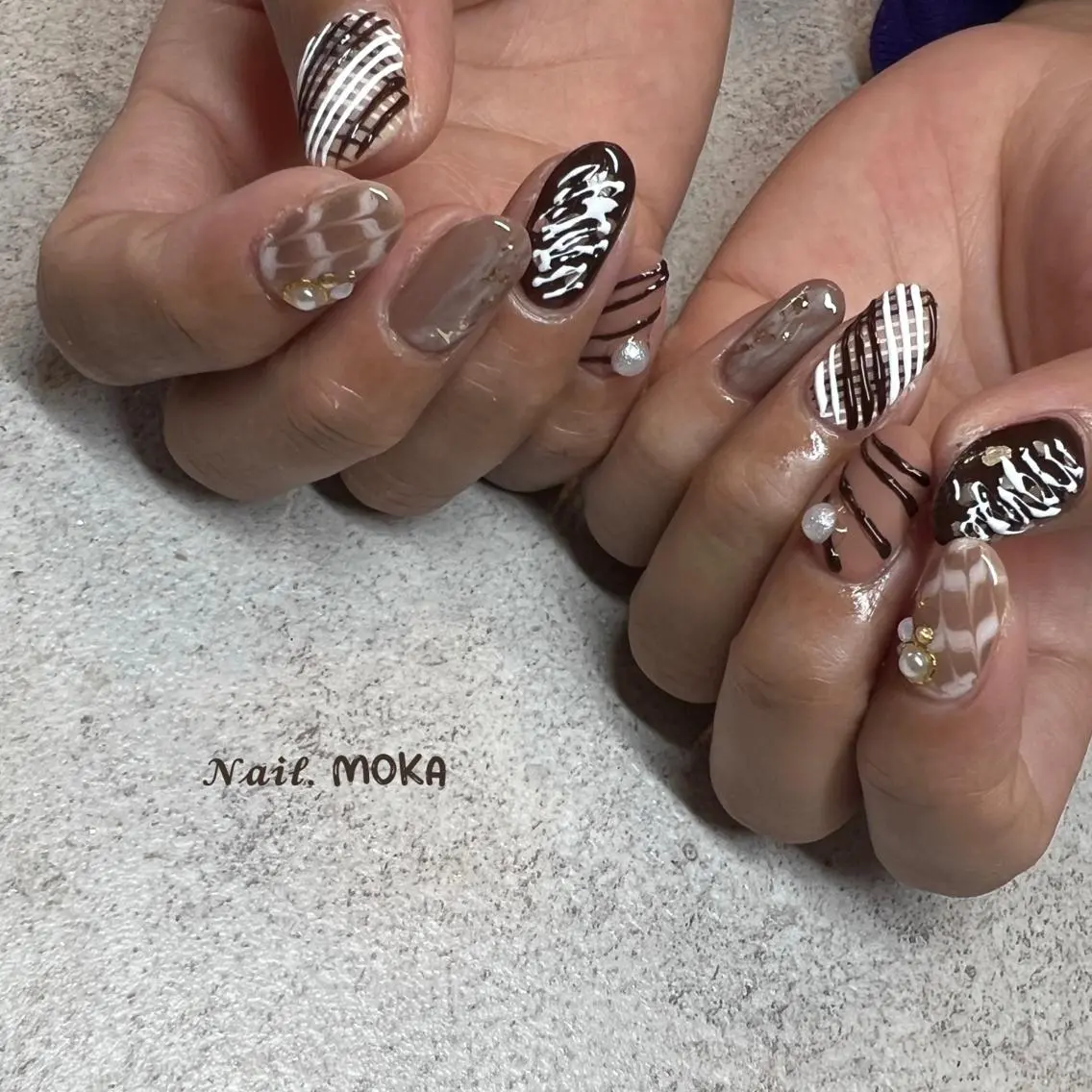 ネイル バレンタイン nail. MOKAのネイルデザイン