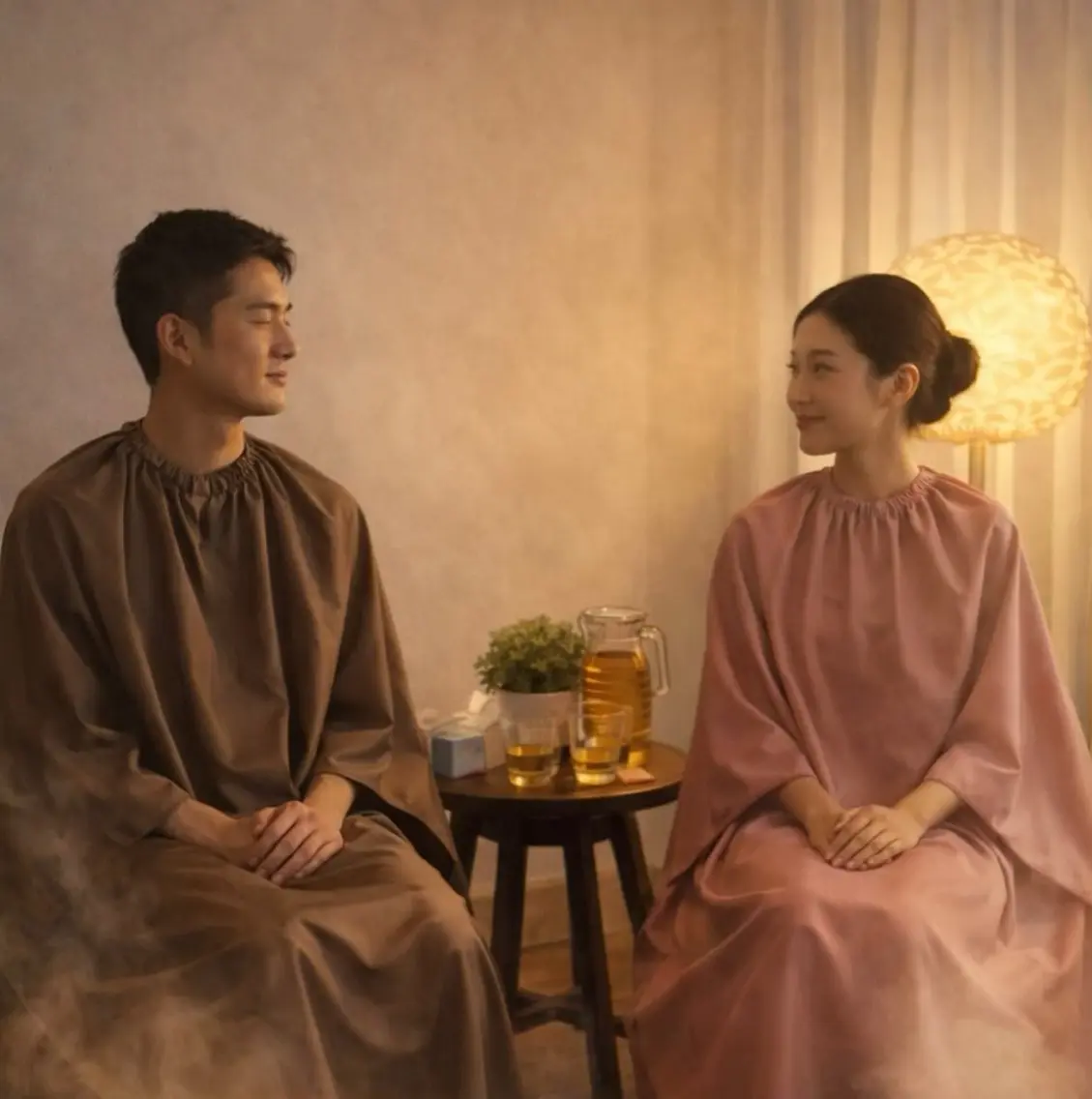 【ミニモ限定】ペア割👫よもぎ蒸し🌿60分 お一人様¥2,900（男性OK）の写真