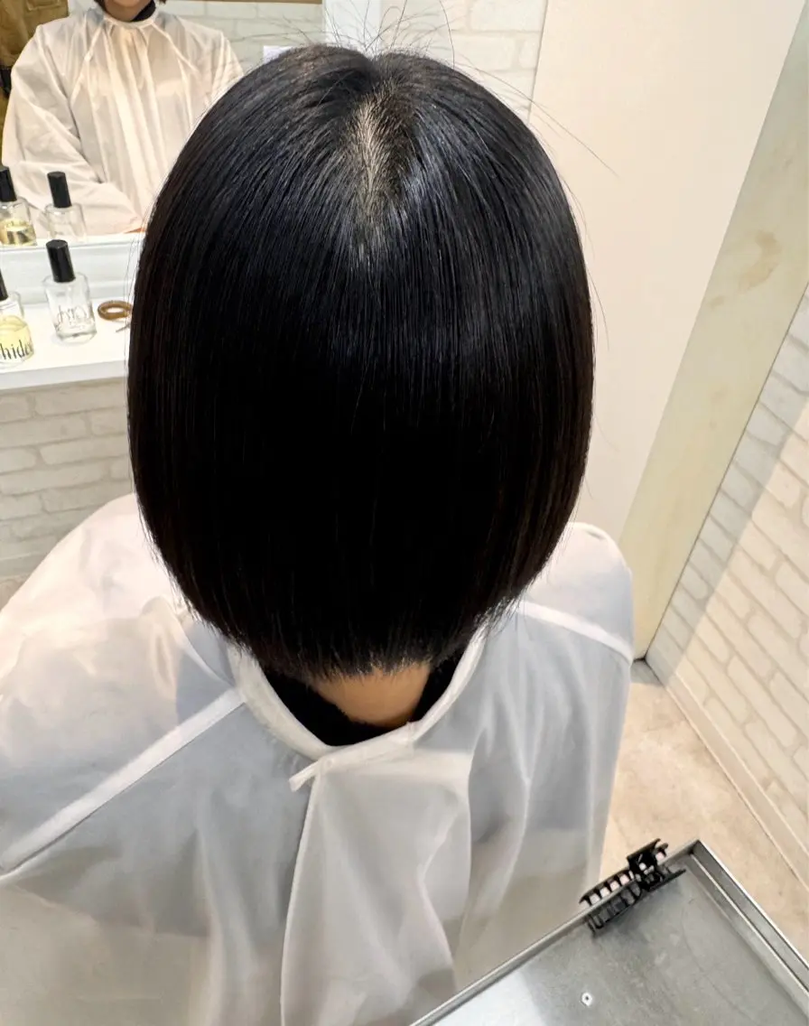 ショート 縮毛矯正 THETAふじみ野 古屋のヘアスタイル