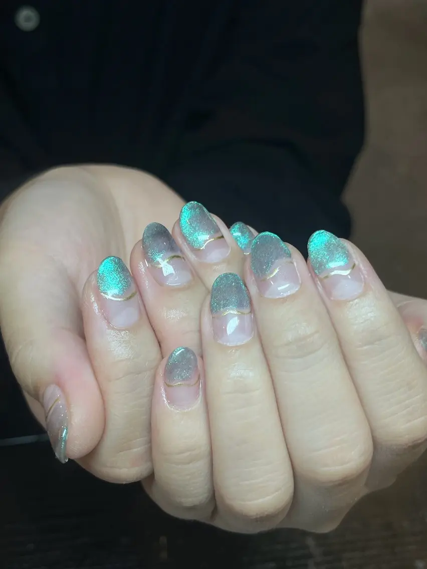 ネイル ニュアンスネイル 矢伏 萌菜のネイルデザイン