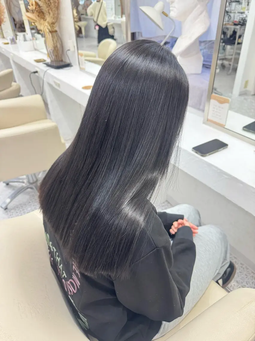 割引🈹  [癖・うねり改善✨] 髪質改善ストレート🫧の写真