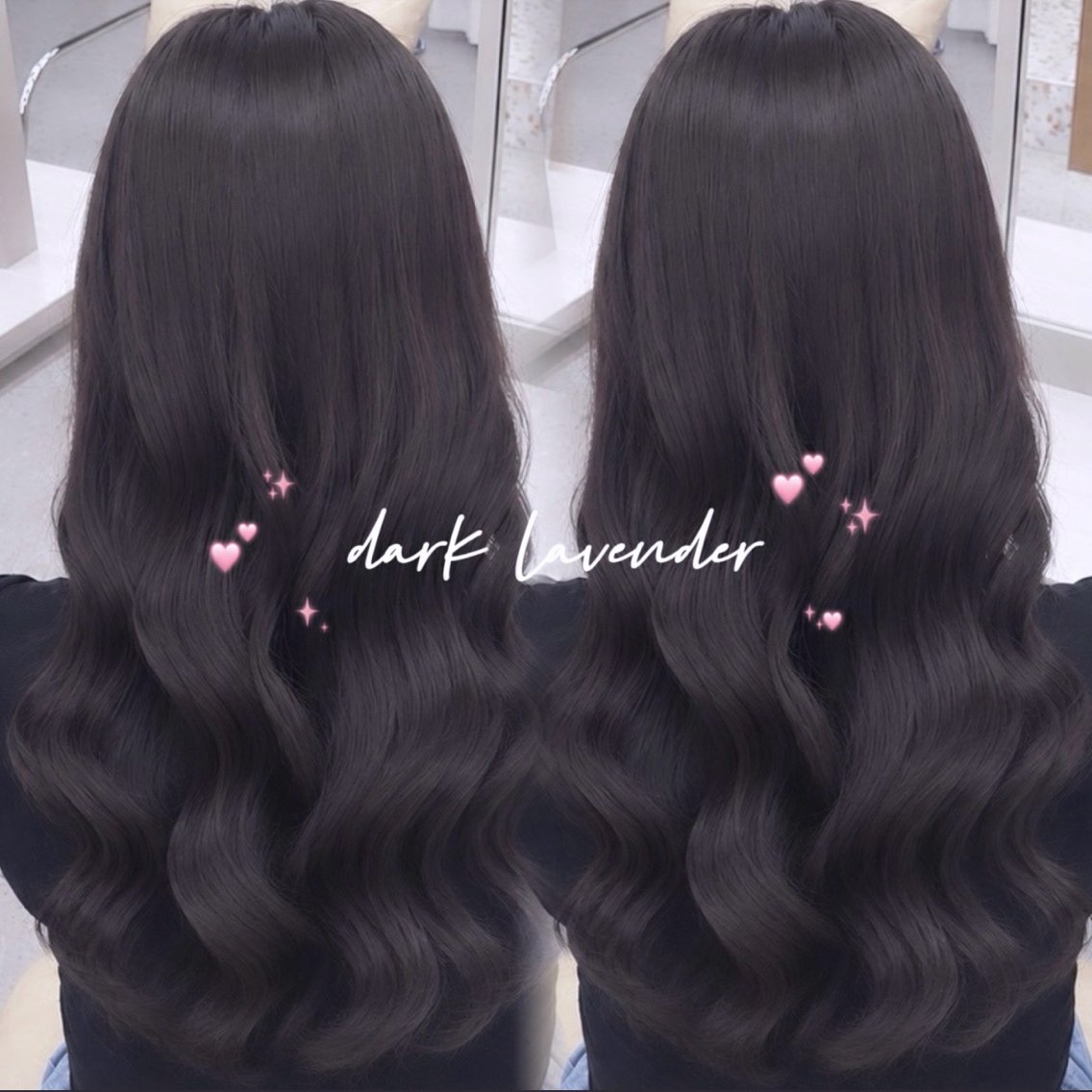 ロング カラー 透明感カラー ディープラベンダー ラベンダーカラー 髪質改善 トリートメント カット ヘアカラー トリートメント COCO_kaho カラー/髪質改善のヘアスタイル