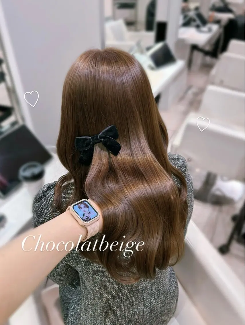 セミロング ヘアカラー トリートメント カットモデル🎀 ガーリー/yuunaのヘアスタイル