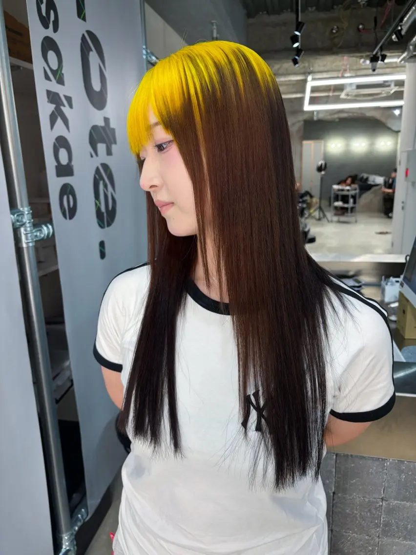 ロング カラー ヘアカラー デザインカラー /rioのヘアスタイル