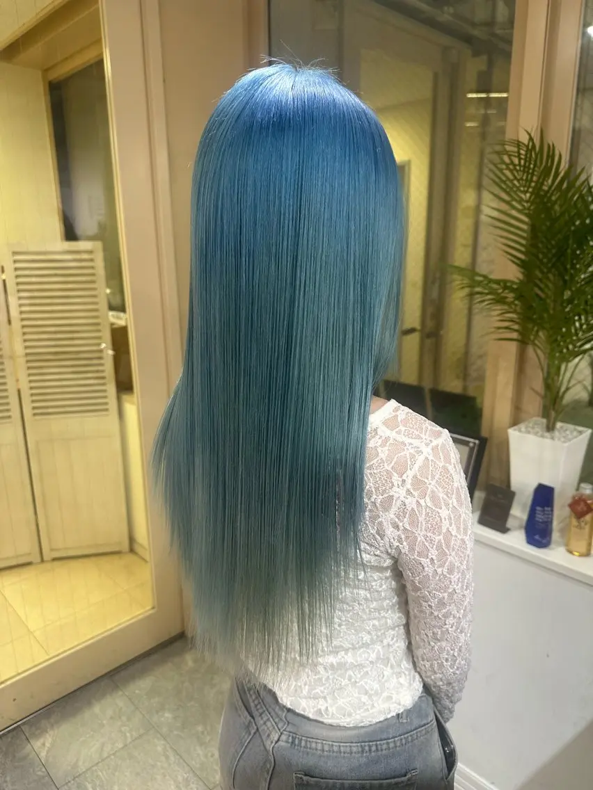 ロング プルエクステ/カラー ⭐️KIR̋Aのヘアスタイル