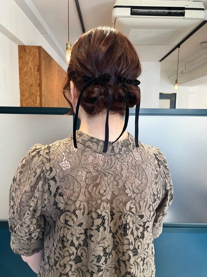 ヘアセット 暖色/パーマ 🌼クニトウメイのヘアスタイル