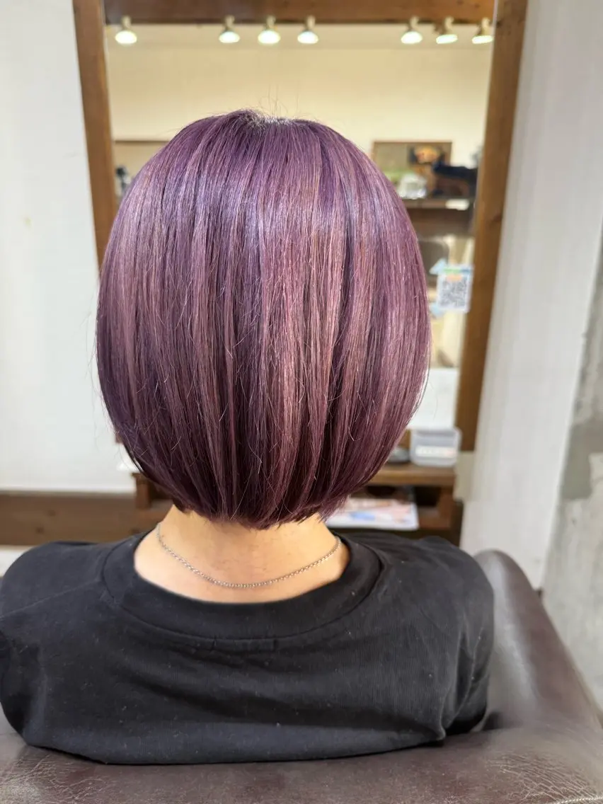 ショート カット ヘアカラー トリートメント joliefille 高石店☘️熊澤丈将のヘアスタイル