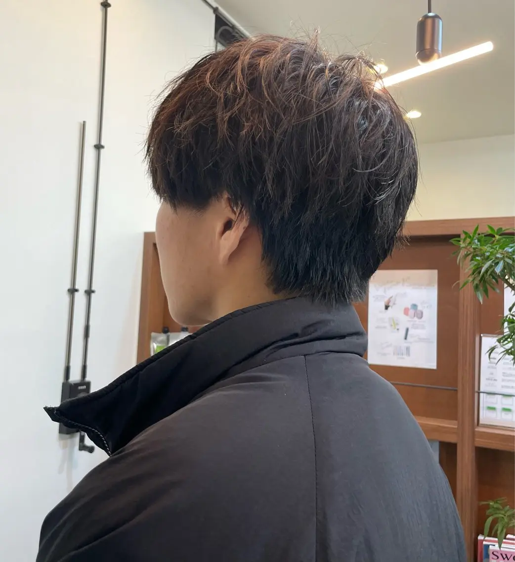 🌀髪も頭も🌀『メンズ限定』カット+パーマ+ヘッドスパの写真