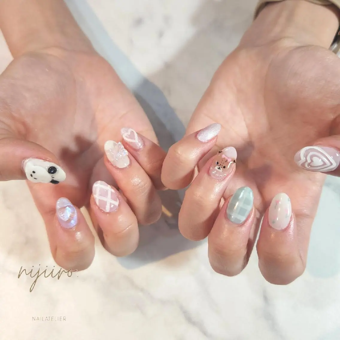 ネイル ハンドネイル nijiiro🌈 サトウのネイルデザイン