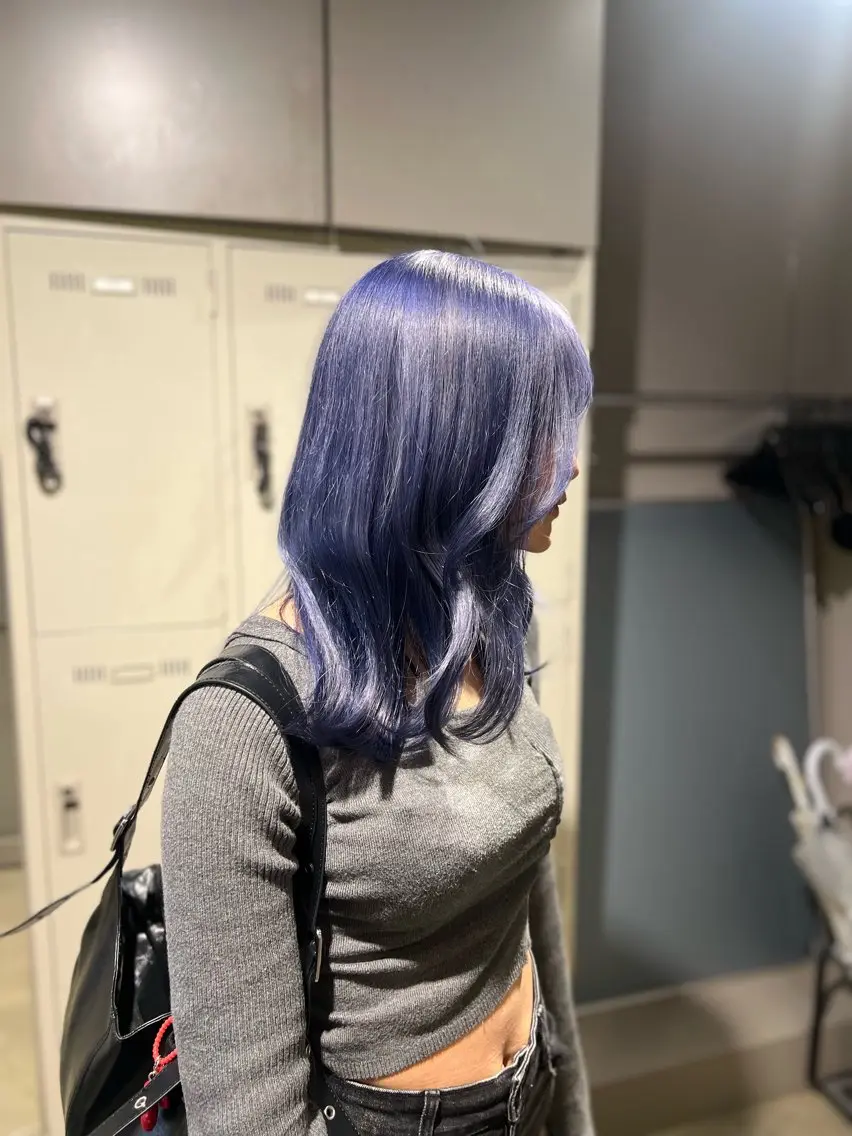 ミディアム カラー ヘアアレンジ カット ヘアカラー トリートメント ヘッドスパ ヘアセット 💍透明感×韓流ハイ トーン💍RYUTAのヘアスタイル