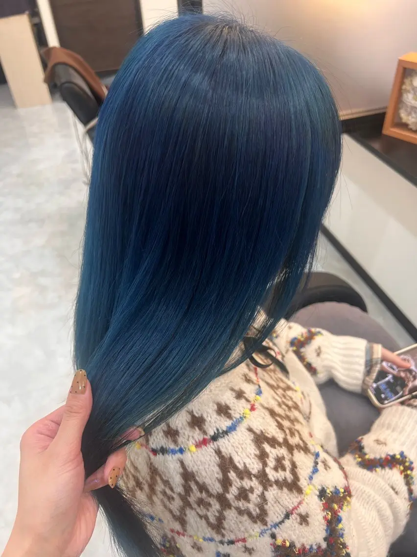 セミロング ヘアカラー トリートメント SATO RISAのヘアスタイル