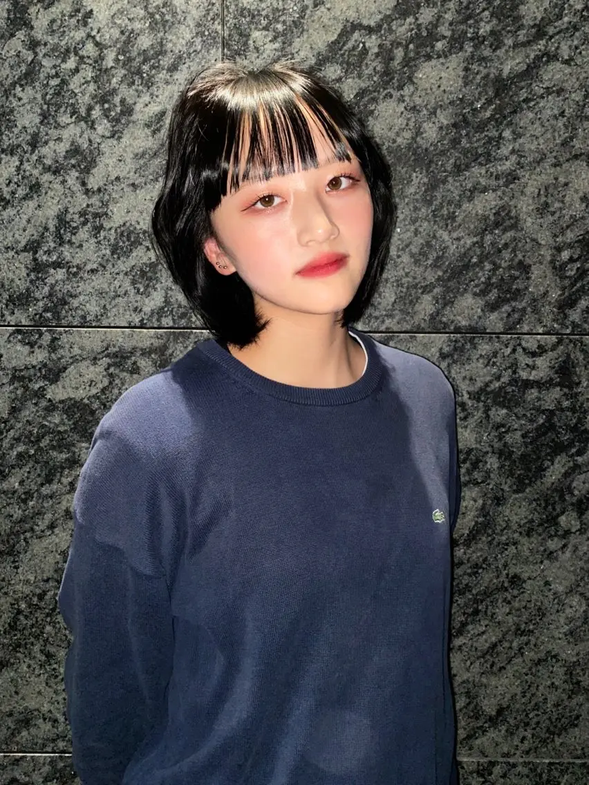 ショート カラー ボブ カット ヘアカラー トリートメント mai / linoah˚✧のヘアスタイル