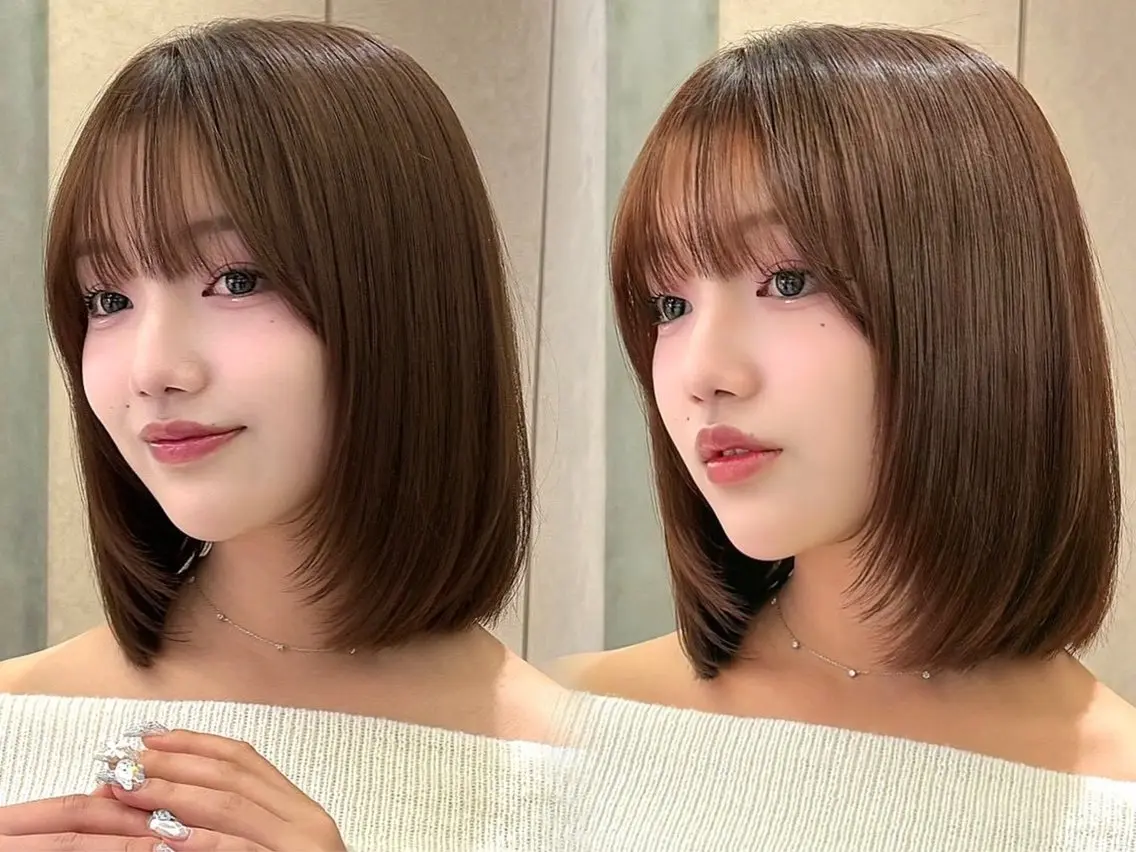 ミディアム カット トリートメント 上品♡ボブ/レイヤー /艶髪🌷村松優斗のヘアスタイル