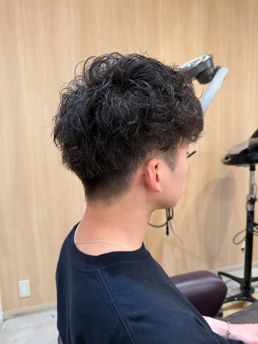 ショート パーマ メンズ カット パーマ メンズカット／パーマ 牛尾丈のヘアスタイル
