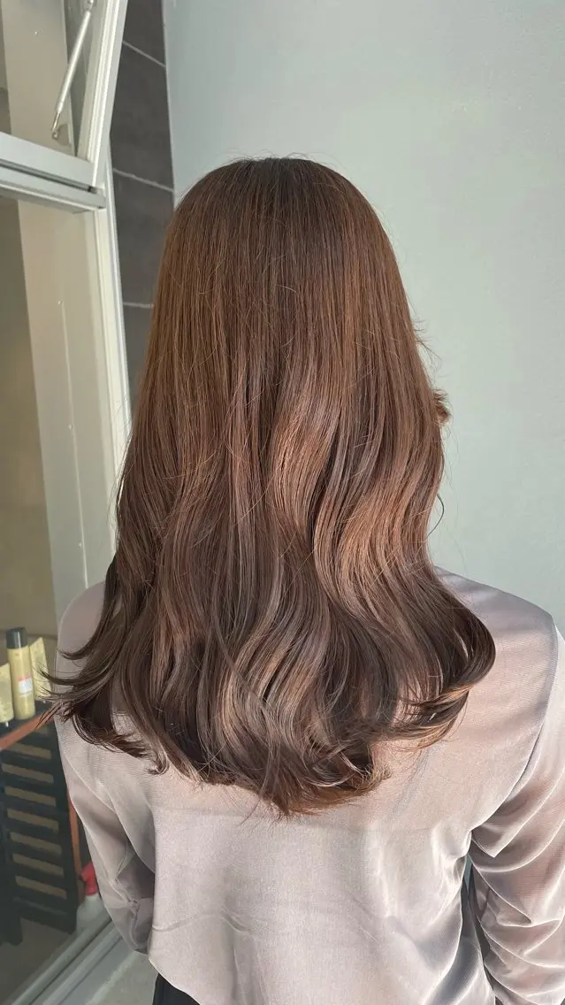 セミロング Heath 姪浜 ⌇フタバのヘアスタイル