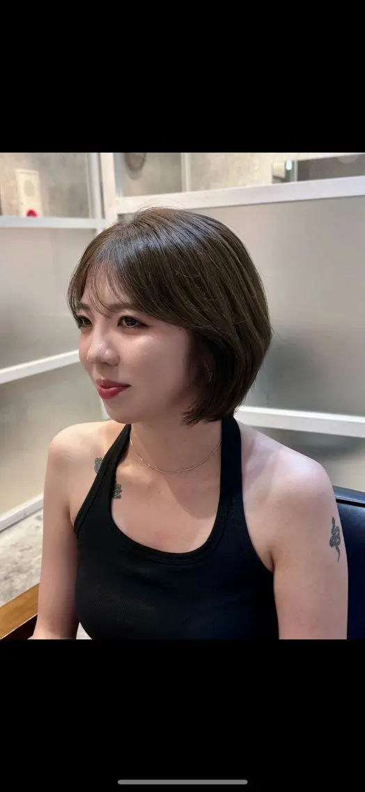 ショート ヘアカラー トリートメント yuu/髪質改善 カラー🌛のヘアスタイル