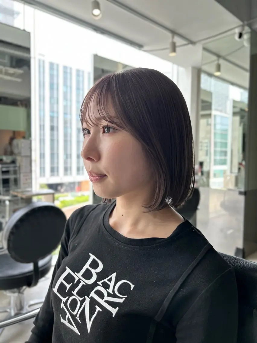 ショート カラー ブリーチ 透明感カラー 大阪美容室 Rioのヘアスタイル