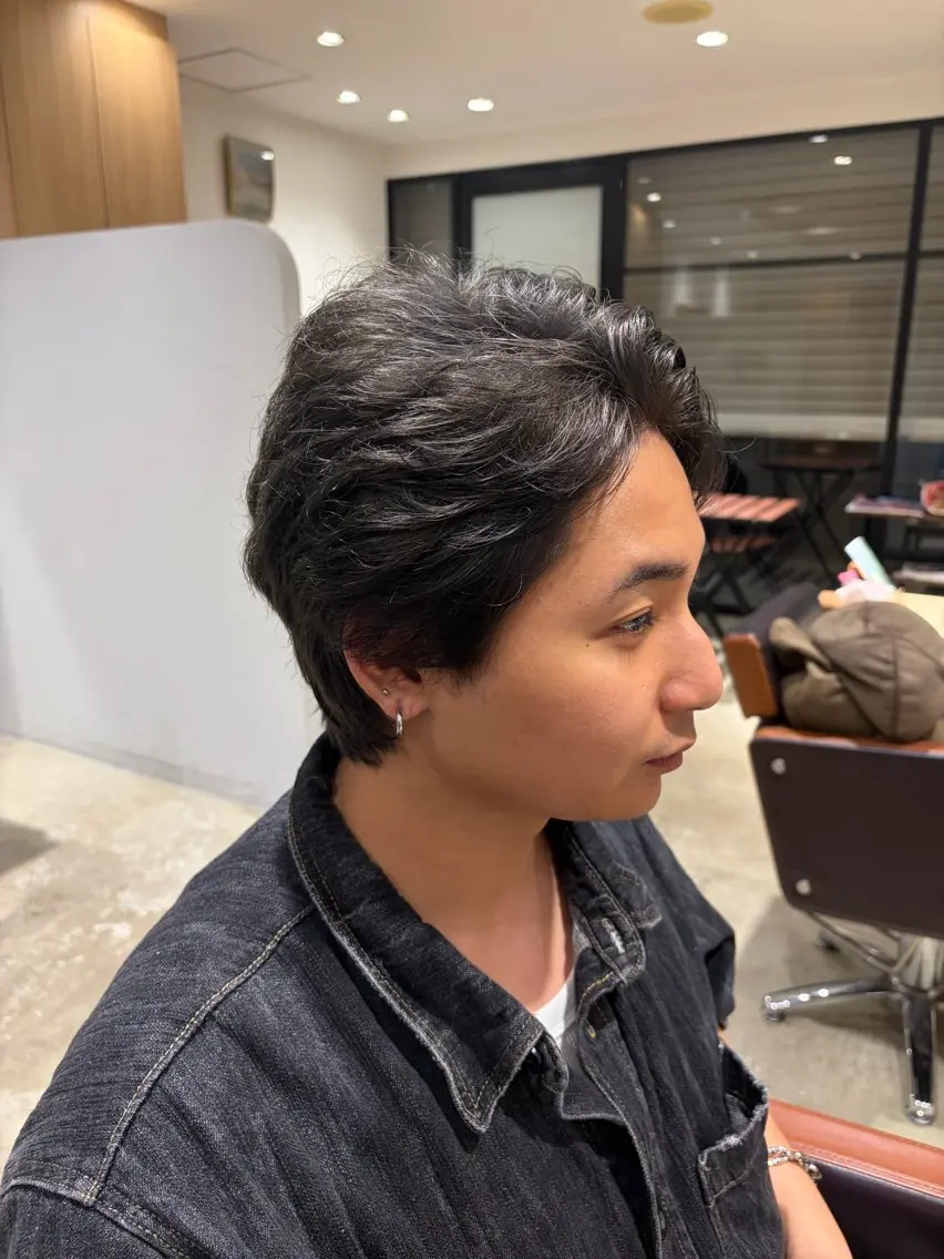 カラー メンズ ヘアカラー 神田 有惟のヘアスタイル