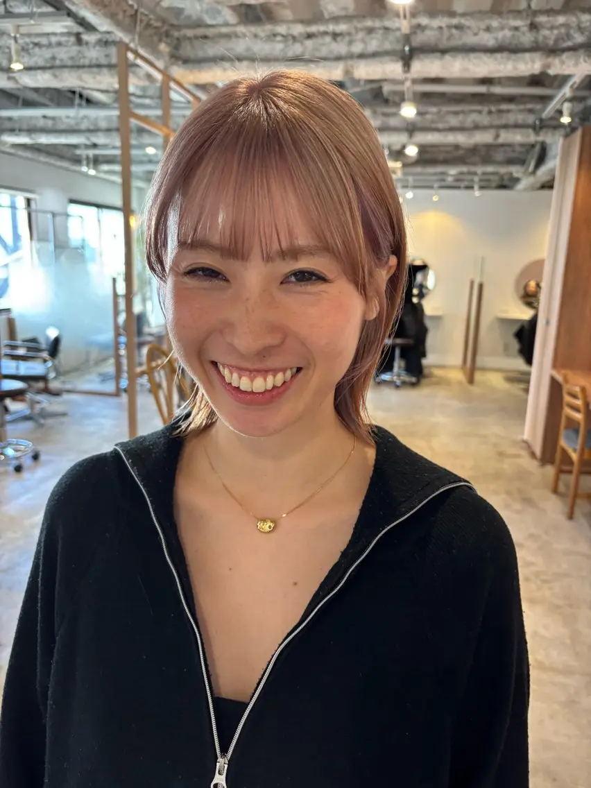 ショート カラー カット ヘアカラー トリートメント Hayashi Shioriのヘアスタイル