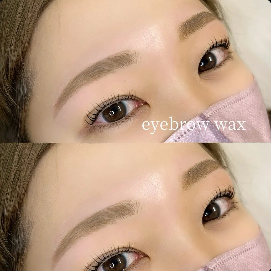 アイブロウ ワックス脱毛 眉カット その他(アイブロウ) le'a first Mikakoのマツエク・マツパデザイン