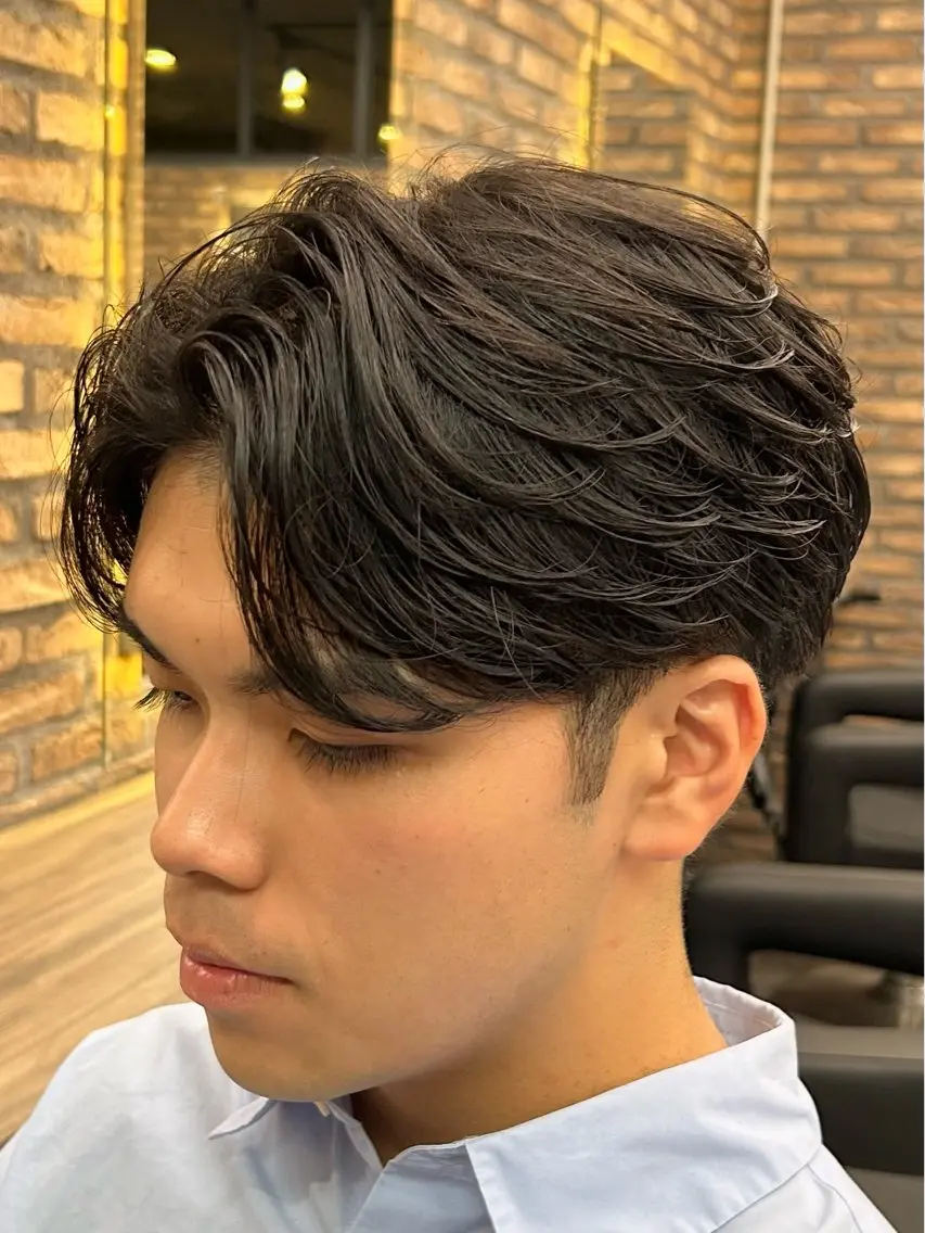 【🔷今だけ限定クーポン🔷】メンズカット➕フェザーパーマの写真